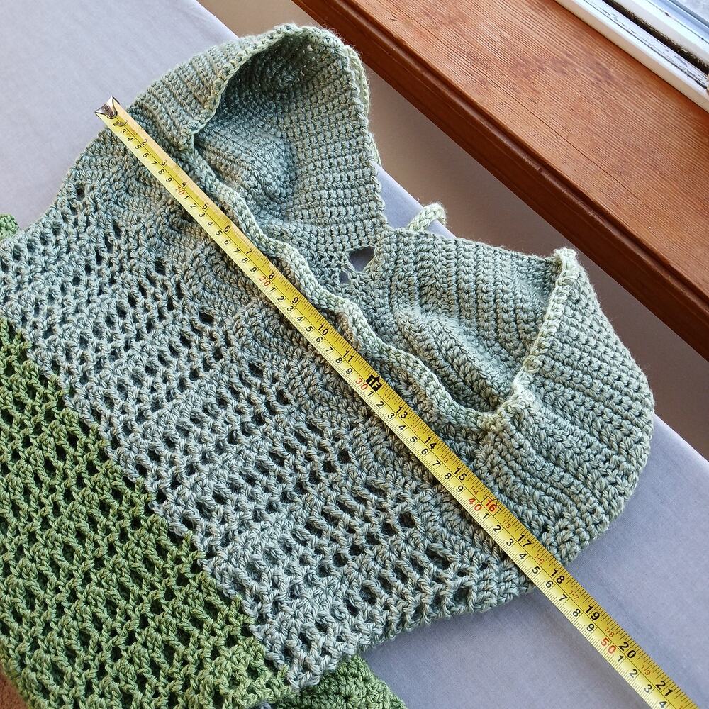 Green Crochet Mini Halter Dress Plus Size OSFA 2X DD sexy summer swim nymph - Picture 9 of 16
